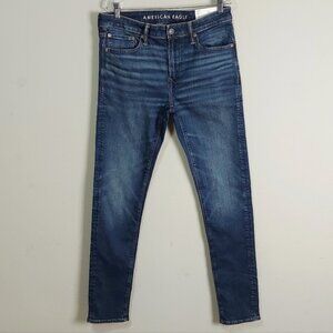 American Eagle Men AirFlex+ Slim Jeans Size 34 X 34 Comfort Stretch Blue